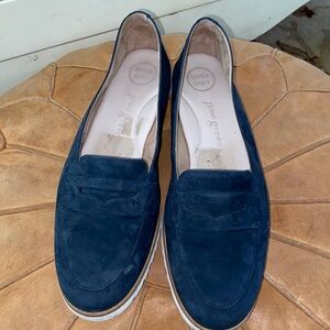 PAUL GREEN Carmela Penny Loafer Leather Nubuk Size UK 6.5 US 9
